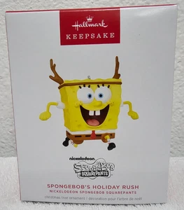 SPONGEBOB’S HOLIDAY RUSH ~ Nickelodeon ~ 2024 Punzone ricordo ornamento - Foto 1 di 4
