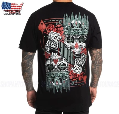 Sullen Art Collective Spade & Heart Premium SCM5800 Short Sleeve T-shirt For Men - Image 1 of 4