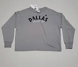 Dallas Cowboys Damen V-Ausschnitt Sweatshirt Größe Large NFL Team Bekleidung grau - Bild 1 von 5