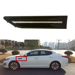 Guardabarros delantero izquierdo negro moldura lateral rejilla de ventilación apta para Kia Optima 2011-2015 - Imagen 1 de 4
