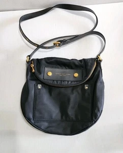 Marc By Marc Jacobs Womens Black Leather Adjustable Strap Crossbody Bag - Picture 1 of 9