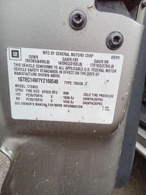 Módulo de control electrónico ECM del motor para furgoneta 99-02 EXPRESS 1500 1867013 Foto 1 de 4