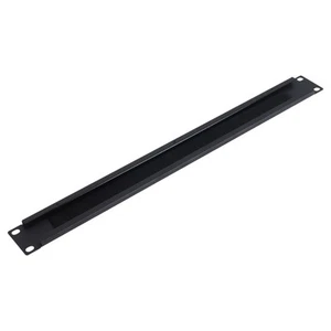 1Pcs 1U 19Inch RACK MOUNT Blanking Plate Rack Mounting Blank Brush Panel8673 - Photo 1/7