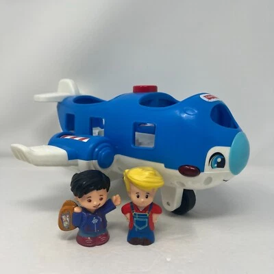 Fisher Price Little People Travel Together Airplane Light up Sound with 2 figure - Image 1 of 4