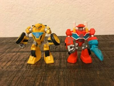 Playskool Heroes Transformers Rescue Bots Heatwave & Bumblebee 3.5" Figures - Image 1 of 2