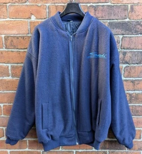 Vintage Suzuki Wool Mix Bomber Jacket. XL. Jimny. SJ. Off-Road. Motorsport. - Picture 1 of 7