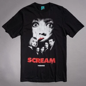 Official Scream Movie Poster Black T-Shirt : S,M,L,XL,XXL,3XL,4XL,5XL - Picture 1 of 4