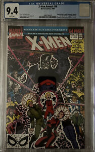 X-Men Annual #14 CGC 9.4 White Pages (1st cameo app. of Gambit ). Brand New Case