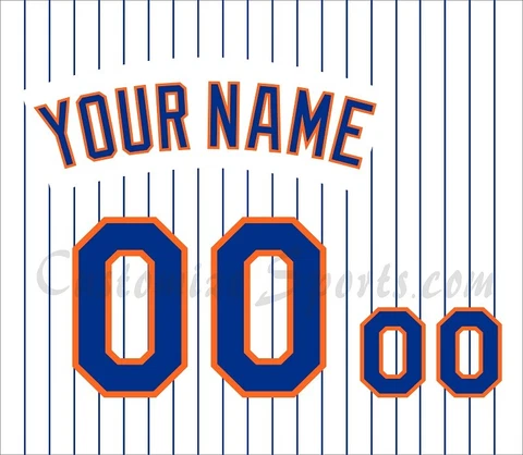 Baseball New York Mets Customized Number Kit for 1992 Turn Back Clock Uniform Cover