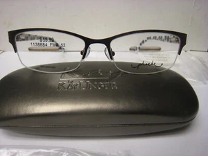 Phoebe Couture Eyeglass Frames P275 BURGUNDY 54-17-140-31v With Generic Case - Picture 1 of 5