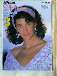 Patons Spring Fashion Knits 3 knitting pattern book 268. 16 designs in cotton DK - Picture 1 of 15
