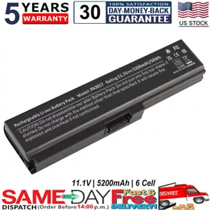 PA3817U-1BRS Laptop Battery for Toshiba Satellite L745 L750 L755 L755D A660 C655 - Picture 1 of 8