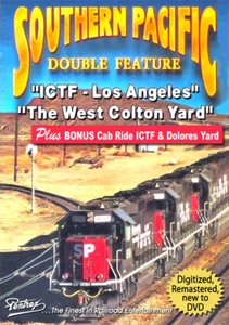 Southern Pacific Double Feature with Bonus Cab Ride DVD SP West Colton Yard - Foto 1 di 1