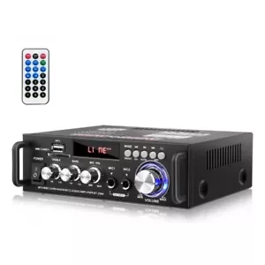 600W Bluetooth Mini Verstärker HiFi Power Audio Stereo Bass Amplifier USB MP3 FM - Bild 1 von 16