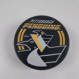 PITTSBURGH PENGUINS Hockey Puck Official Licensed Products NHL - Picture 1 of 7