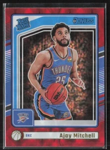 Panini Donruss NBA 2024-25 Nº 218 Ajay Mitchell Clasificado Novato Internacional Rojo - Imagen 1 de 2
