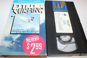 Warren Miller's Extreme Surfing (VHS 1992) Surfing on the Edge, Brad Vancour - Picture 1 of 2