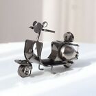 Antique Copper Motorcycle Model Silver Motorcycle Miniatures   Shooting Props