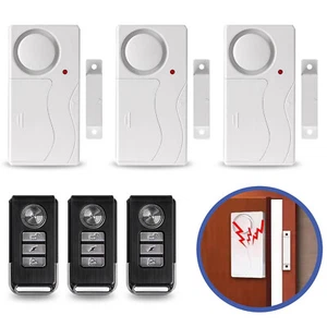 3Pack Wireless Remote Control Magnetic Sensor Door Window Security Burglar Alarm - Imagen 1 de 21