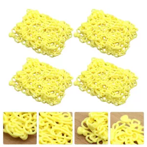 4 Pcs Instant Noodle Model Pretend Play Kitchen Game Toys for Children Manual