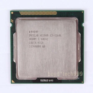 Good working Intel Xeon E3-1260L 5 GT/s 2.4 GHz LGA1155 CPU Processor SR00M - Picture 1 of 2