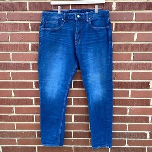 Bonobos Men's Athletic Fit Medium Wash Denim Blue Jeans 35 x 32 - Picture 1 of 13