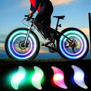 Colorful LED Bike Wheel Spoke Light Waterproof MTB Tire Flash Light for Cycling - Picture 1 of 7