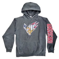 TRI CITY AMERICANS Sweater Adult Large Gray WHL Hockey Spell Out Hoodie Outdoor