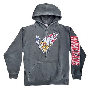 TRI CITY AMERICANS Sweater Adult Large Gray WHL Hockey Spell Out Hoodie Outdoor