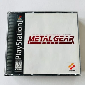 Metal Gear Solid PS1 Black Label Komplett CIB Getestet Reg Card GETESTET SCHNELLER VERSAND! - Bild 1 von 6