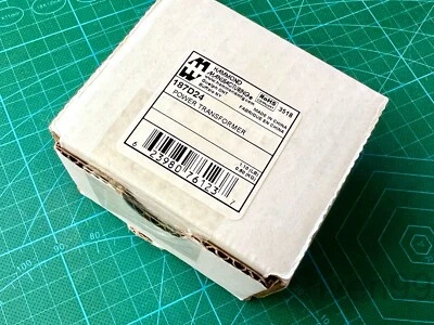 Transformador de potencia de CA 115VAC Hammond 187D24, 24V CT (12V/12V), 1.25A, 30VA, 120VAC Foto 1 de 3