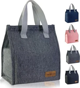 Minimalist Lunch Bag, Reusable Insulated Lunch Bag for Women Men Lunch Box - Picture 1 of 4