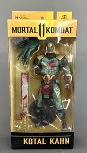 Modellino McFarlane Toys Mortal Kombat Kotal Kahn (Bloody) 7" con accessori nuovo con scatola - Foto 1 di 6