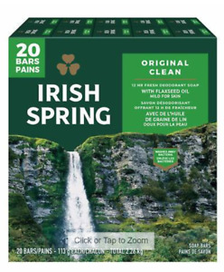 Irish Spring Deodorant Soap (20 X 113 Gram) 2260 Gram Net Weight