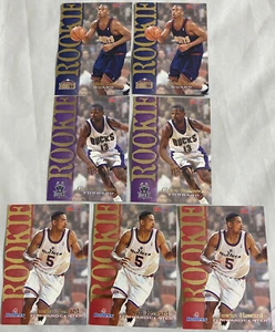 (7) SEVEN 1994-95 NBA Hoops ROOKIES Jalen Rose, Juwan Howard, Glenn Robinson (RC - Picture 1 of 2