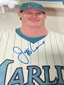 JEFF CONINE AUTOGRAPHED HAND SIGNED PERSONALLY ACQUIRED 8X10 PHOTO FLA MARLINS - Picture 1 of 4