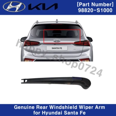 Nuevo brazo limpiaparabrisas trasero OEM 98820S1000 para Hyundai Santa Fe 2019-2020 Foto 1 de 3