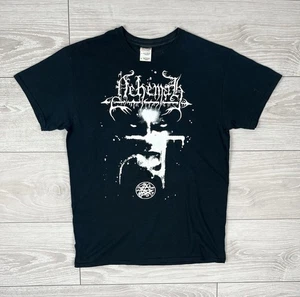 Nehemah Vintage Black Metal Band Rock T Shirt Mens M Size - Picture 1 of 8