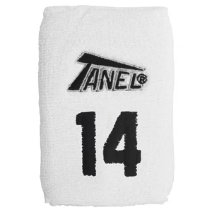 Tanel 360 Custom Baseball/Softball Wristbands - White - #14 - Picture 1 of 1