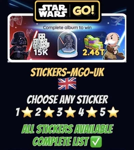 Mono_poly GO π Star Wars Album π Choose Any Sticker β
Set 1-21 β FAST SEND! - Afbeelding 1 van 1