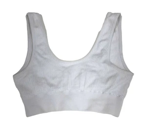 Aerie Offline Ribbed Seamless BH Damen XS weiß gepolstert kabellos - Bild 1 von 6