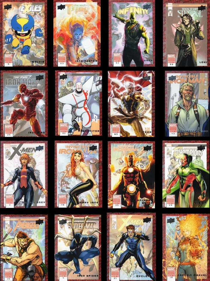 SINGLES | 2018-19 Upper Deck Marvel Conjunto Base Anual Foto 1 de 1