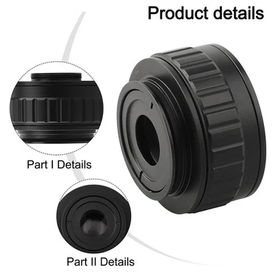 Microscope 38mm pour objectif adaptateur CMount pour série stéréo et utilisat - Photo 1/4