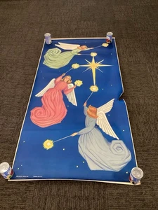 Vintage PHILLIP SALES INC. Engel. 36” X 72” TÜRPOSTER - Bild 1 von 7