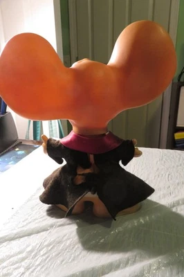 Vintage 1970 Huron Products Hard Plastic Big Ears Mouse Graduation Toy Bank - Image 1 of 3