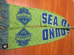Seattle Sounders FC MLS Scarf Sea Of Sound Major League Soccer - Picture 1 of 2