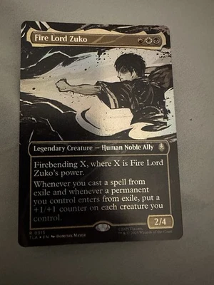 Fire Lord Zuko (Borderless Battle Pose) Avatar: The Last Airbender Foil - Image 1 of 2