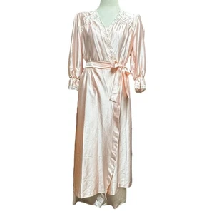 Vintage Lorraine Nightgown and Robe Set Pink Small / Medium - Picture 1 of 13
