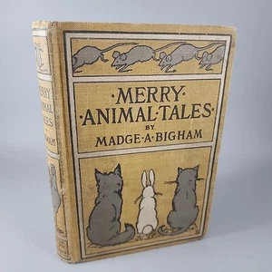 Fröhliche Tiergeschichten von Madge A Bigham 1923 Little, Brown und Co - illustriert - Bild 1 von 8
