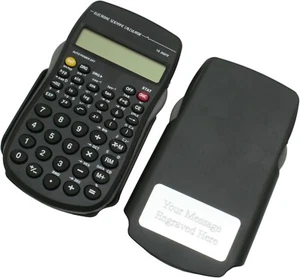 Personalised Scientific Maths Calculator Free Engraved Plaque. - Picture 1 of 8